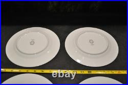 Noritake Golden Cove China Plates, 3 Piece Service for 4, Pattern 7719, Vintage