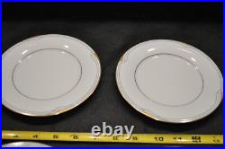 Noritake Golden Cove China Plates, 3 Piece Service for 4, Pattern 7719, Vintage