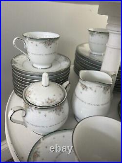 Noritake Greenbrier 53 Pc Set Service For 10 Dinner Salad Bread Plates 4101