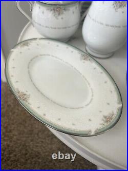Noritake Greenbrier 53 Pc Set Service For 10 Dinner Salad Bread Plates 4101