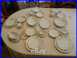 Noritake Hand Painted China Beechmont Set for 5 with4 Serving Pieces box 15-5