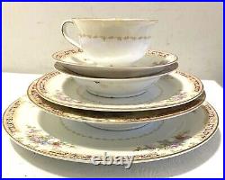 Noritake Harmony 6 Piece Place Setting Bone China Made in Occupied Japan A+