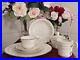 Noritake Heather China 38 Pc Stunning Dining Porcelain Set For 7 Platinum Rims +