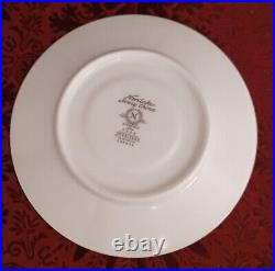 Noritake Heather China 38 Pc Stunning Dining Porcelain Set For 7 Platinum Rims +