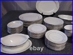 Noritake Heather ivory China 46 pieces 8 setting of 5 pieces plus serving pieces