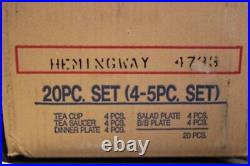 Noritake Hemingway 4 5 Piece Setting 20 Pieces New A