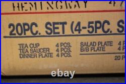 Noritake Hemingway 4 5 Piece Setting 20 Pieces New A