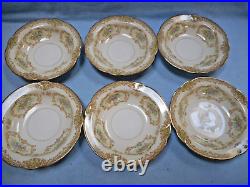 Noritake Hertha Porcelain Dessert Set + Serving Bowl 1933