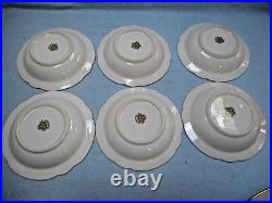 Noritake Hertha Porcelain Dessert Set + Serving Bowl 1933