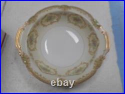 Noritake Hertha Porcelain Dessert Set + Serving Bowl 1933