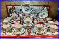 Noritake Holly 2228 Coffee Pot & Service For 8 withDessert Plates / 31 Piece Set