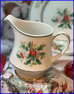 Noritake Holly 2228 Coffee Pot & Service For 8 withDessert Plates / 31 Piece Set