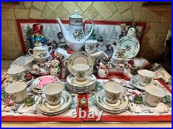 Noritake Holly 2228 Coffee Pot & Service For 8 withDessert Plates / 31 Piece Set