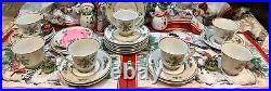 Noritake Holly 2228 Coffee Pot & Service For 8 withDessert Plates / 31 Piece Set