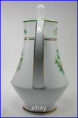 Noritake Holly 2228 Coffee Pot & Service For 8 withDessert Plates / 31 Piece Set