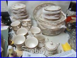 Noritake Homage Service for 14 Platter Creamer Sugar Excellent Condition 73 pcs