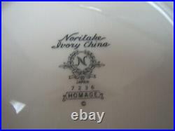 Noritake Homage Service for 14 Platter Creamer Sugar Excellent Condition 73 pcs