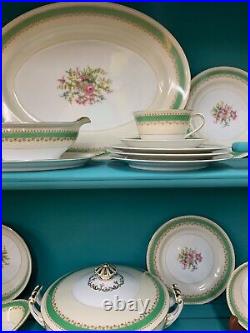 Noritake Hyannis Rare China Starter Set (3642) Circa 1933 50 Pieces