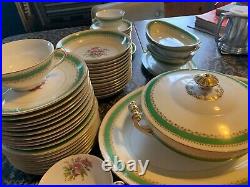 Noritake Hyannis Rare China Starter Set (3642) Circa 1933 50 Pieces