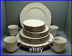 Noritake IMPERIAL PLATINUM 20 Piece Set FOUR PLACE SETTINGS More Here