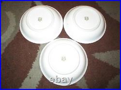 Noritake Imperial China 23-Piece Floral Pattern Set 20 Plates 3 Cups Red/Gold NM