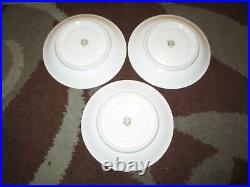 Noritake Imperial China 23-Piece Floral Pattern Set 20 Plates 3 Cups Red/Gold NM