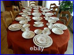 Noritake Ivory China #7151 Asian Song Set for (12) with (7) Serving Pieces 3-5