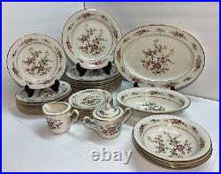 Noritake Ivory China #7151 Asian Song Set for 30 Plates and Serving Dishes