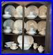Noritake Ivory China #7164 Serene Garden 8-7PPS +Extras Blue White Floral 61Pcs