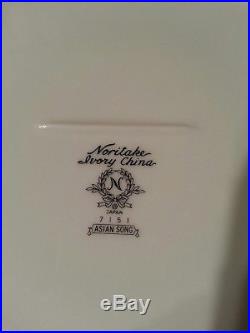 Noritake Ivory China Asian Song Svc for 12 + Extras, RARE SET