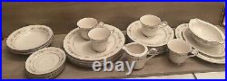 Noritake Ivory China Christina Pattern # 7056 Set Of 24 Pcs