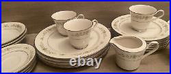 Noritake Ivory China Christina Pattern # 7056 Set Of 24 Pcs