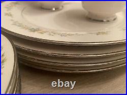 Noritake Ivory China Christina Pattern # 7056 Set Of 24 Pcs