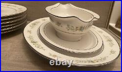 Noritake Ivory China Christina Pattern # 7056 Set Of 24 Pcs