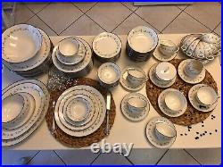 Noritake Ivory China Cornelia Complete Service For 12 Total 93 Pieces