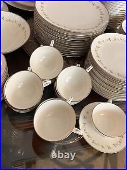 Noritake Ivory China Cornelia Complete Service For 12 Total 93 Pieces