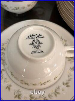 Noritake Ivory China Cornelia Complete Service For 12 Total 93 Pieces