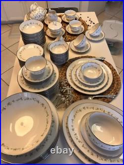 Noritake Ivory China Cornelia Complete Service For 12 Total 93 Pieces