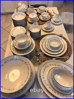 Noritake Ivory China Cornelia Complete Service For 12 Total 93 Pieces