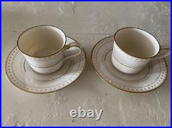 Noritake Ivory China Demitasse Cup Saucer Set Of Plates