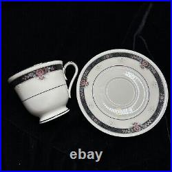 Noritake Ivory China Etienne #7260 6 Piece Place Setting Bundle Serves 4 People