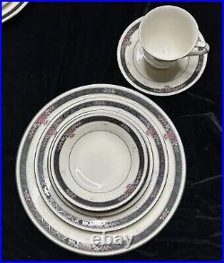 Noritake Ivory China Etienne #7260 6 Piece Place Setting Bundle Serves 4 People