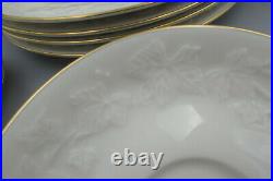 Noritake Ivory China HALLS OF IVY Gold Service for Four 20 Piece Set Used