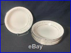 Noritake Ivory China Heather Coupe Soup Bowls 7 1/2 Set Of 6