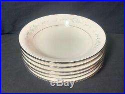 Noritake Ivory China Heather Coupe Soup Bowls 7 1/2 Set Of 6