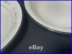 Noritake Ivory China Heather Coupe Soup Bowls 7 1/2 Set Of 6