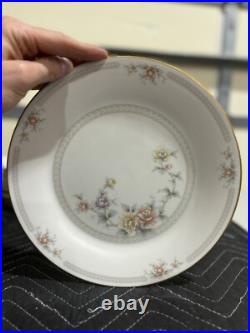 Noritake Ivory China Set 7261 Cervantes Cups, Plates And Bowls 61 Pieces