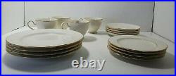 Noritake Ivory China Set Halls of Ivy Style Gold Trim New With Tags Plate And Cups