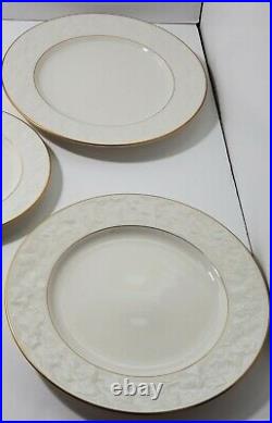 Noritake Ivory China Set Halls of Ivy Style Gold Trim New With Tags Plate And Cups