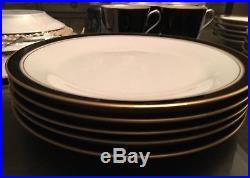 Noritake Ivory China, pattern Ivory and Ebony, 6 full sets-excellent condition